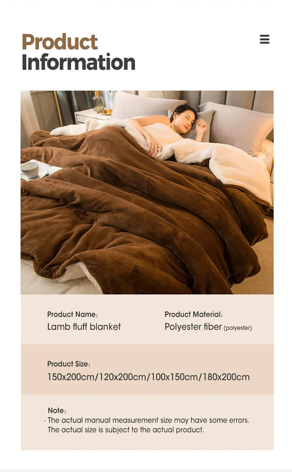Cobertor de lã para manter aquecido, cobertores de cama de inverno, dupla face, capa de edredom queen, acampamento, cama de casal, colcha na cama