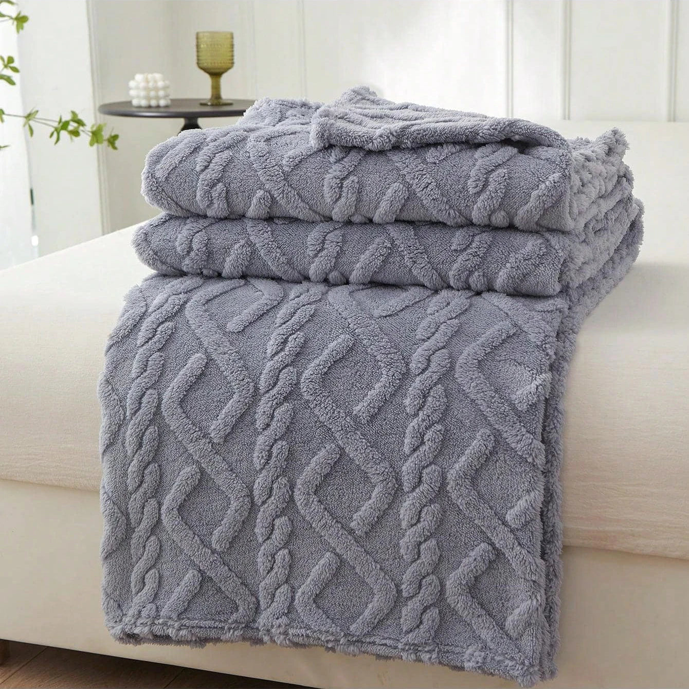 1pc cobertor de lã coral de camada única, cobertor leve e multiuso capa de cama, para sala de estar capa de sofá, cobertor de cochilo